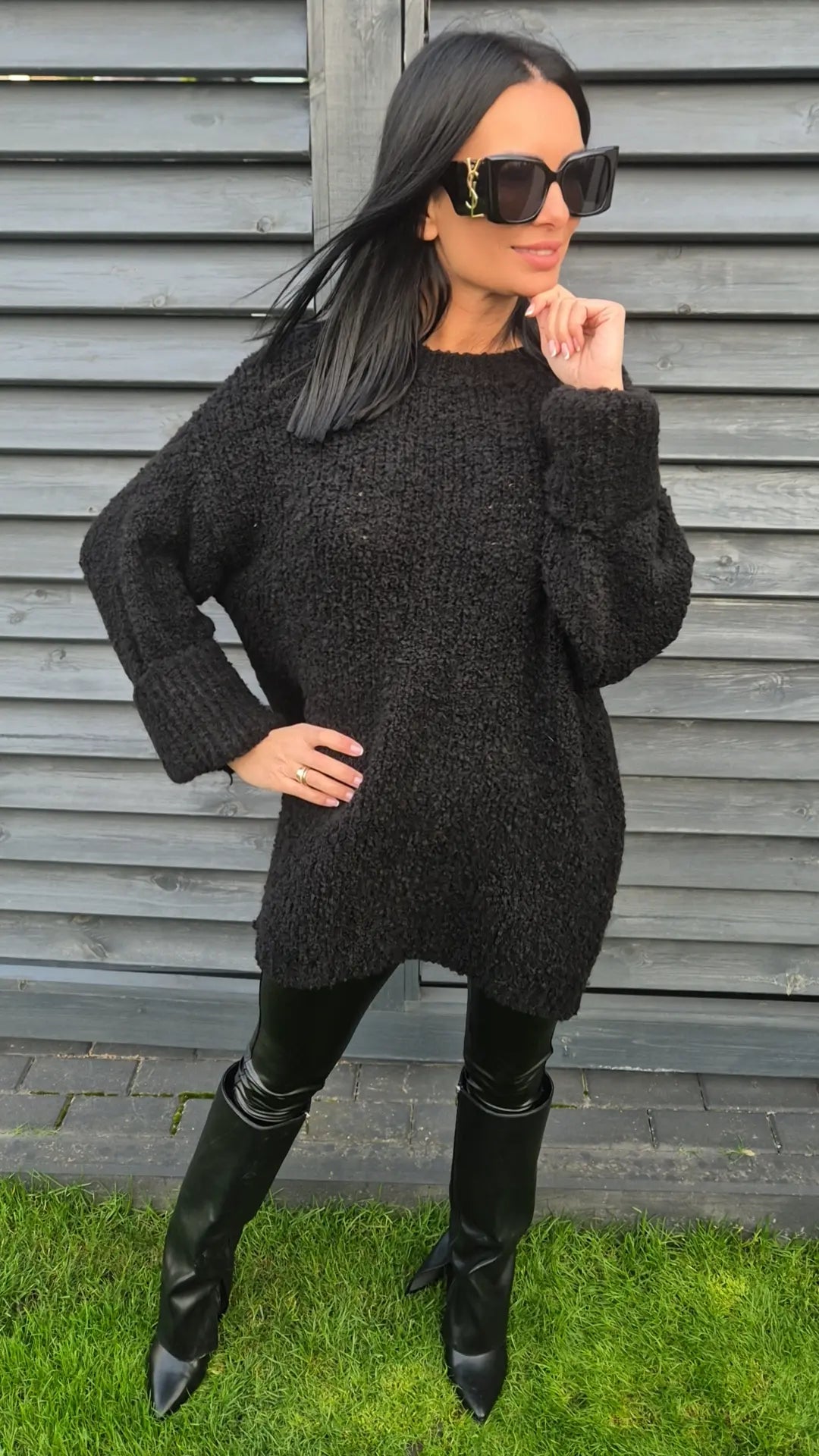 Miękki Sweter Oversize