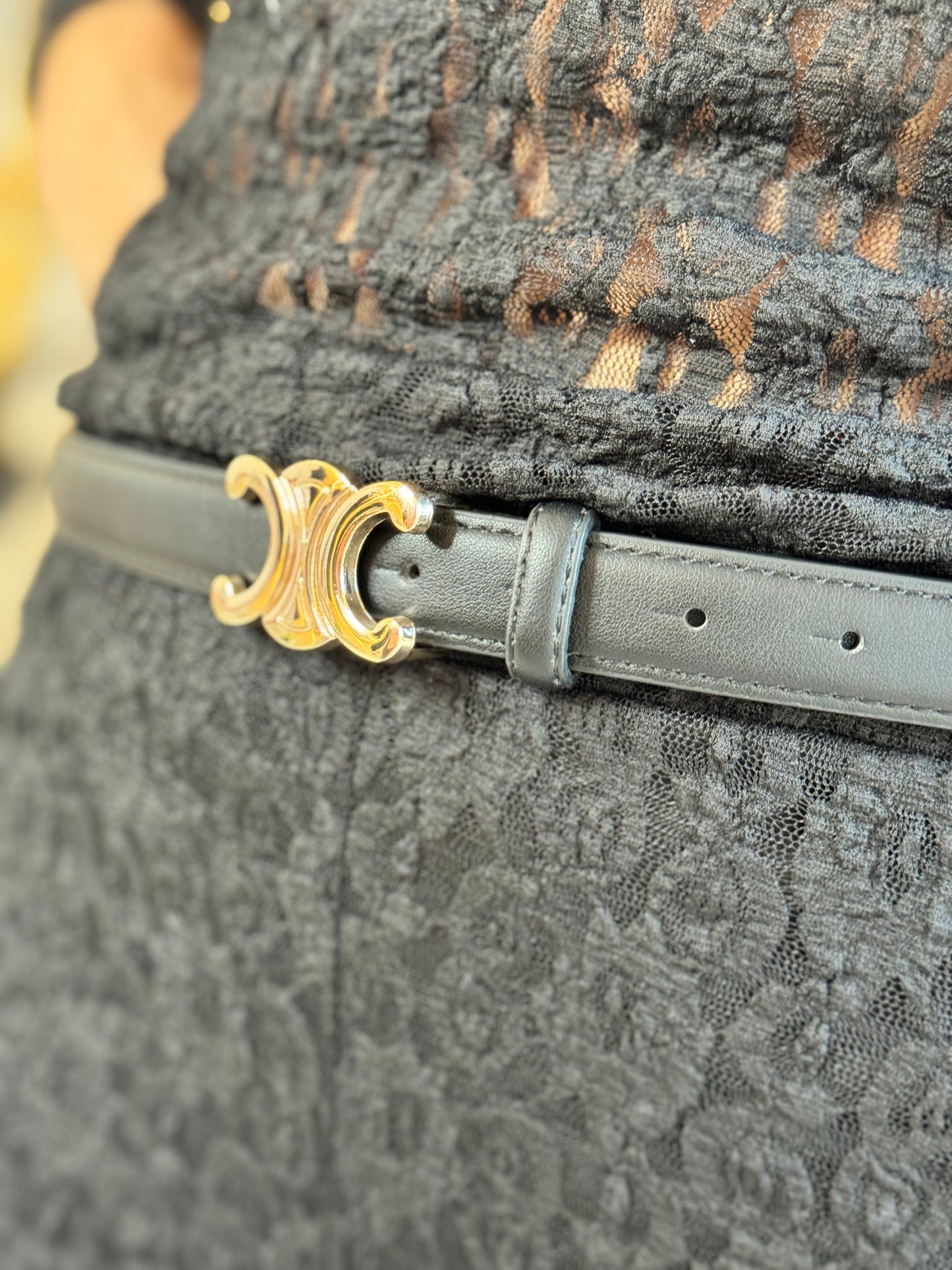 Pasek – Skórzany z Ozdobną Klamrą