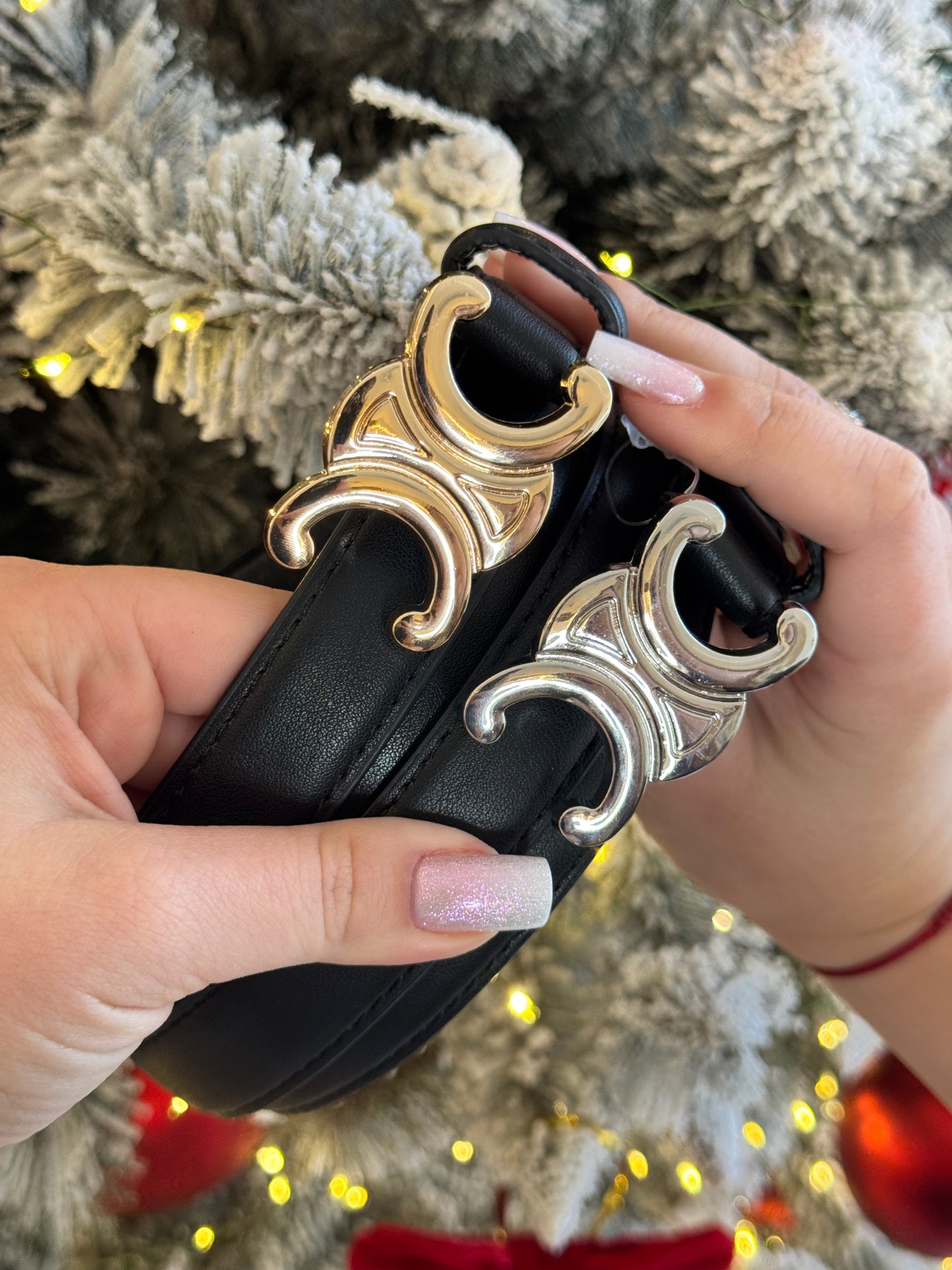 Pasek – Skórzany z Ozdobną Klamrą