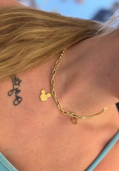 Złoty Naszyjnik z Myszką