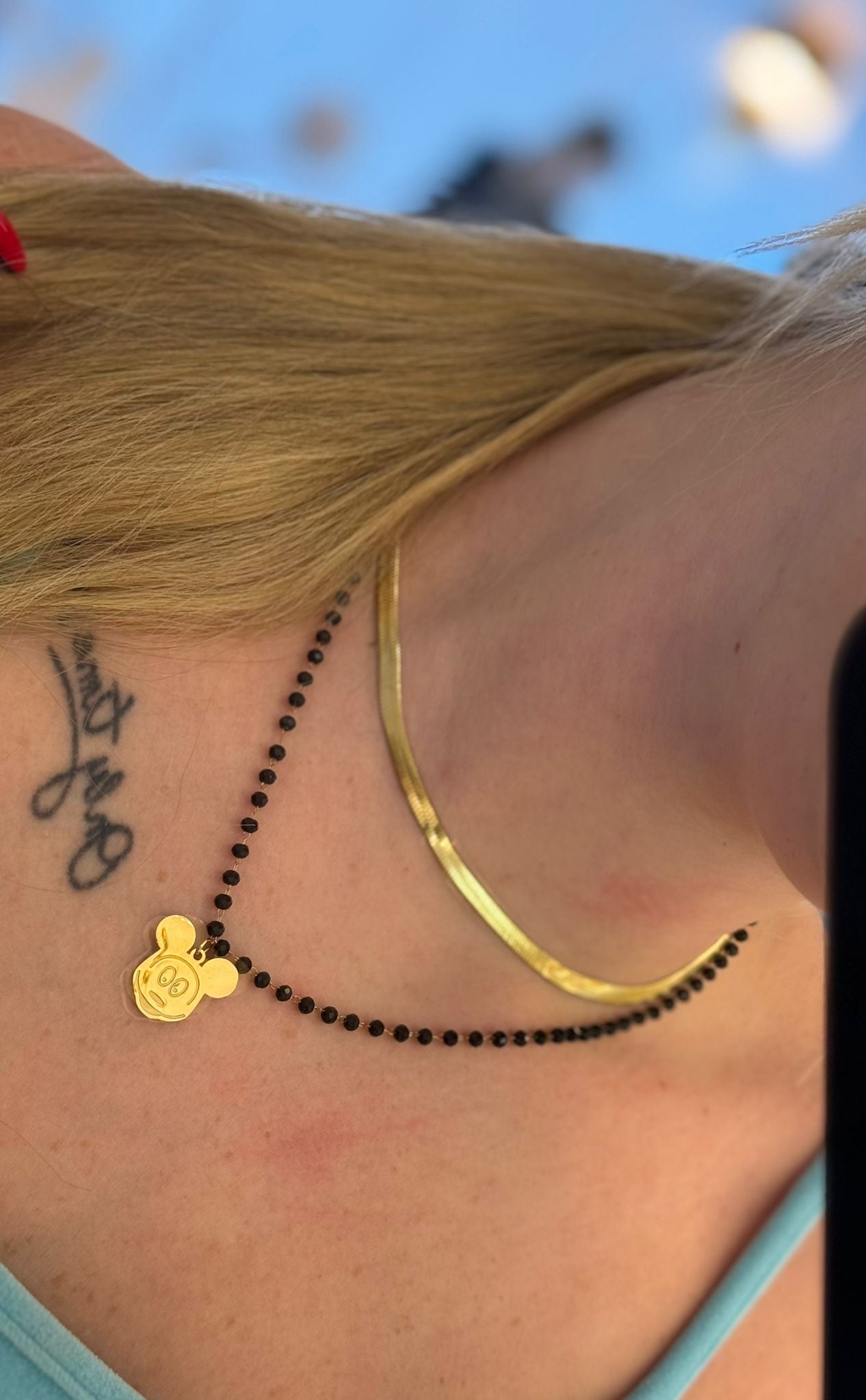 Złoty Naszyjnik z Myszką